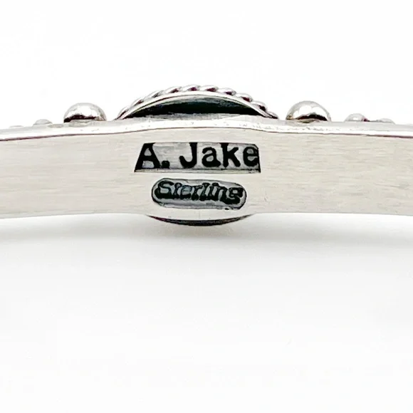 Albert Jake, Native American Jewelry – Natural Sonoran Turquoise Cuff Bracelet